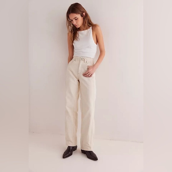 Free People Denim - New FREE PEOPLE WE THE FREE ASTER STRAIGHT-LEG JEANS